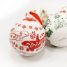 Exquisite Handcrafted Ceramic Christmas Ball Ornament