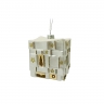Christmas tree decoration glass architectural pendant