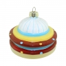 Christmas glass pendant