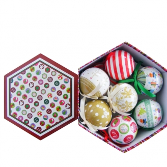paper wrapped balls