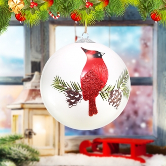Exquisite Hand - painted Ceramic Christmas Balls: Epitome of Holiday Artistry
