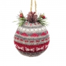 christmas knitted ball