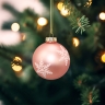 Enchanting Elegant Personalized Christmas Ornament