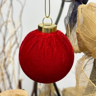 Elegant Multi-Hue Velvet Versatile Christmas Decor Balls