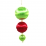 Christmas tree hanging silk wave ball