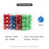 Plastic Christmas balls in a box