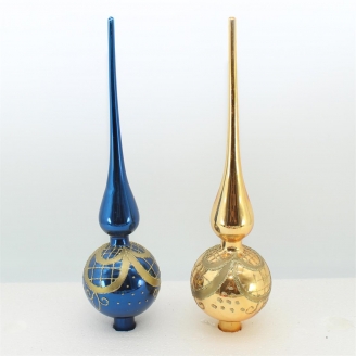 top finial glass ornament