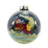 Christmas tree decoration inner painted glass balls