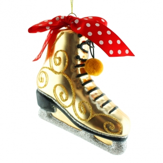 Christmas glass pendant