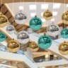 Glossy Mirror-like Luxury Texture Festive Atmosphere Christmas Ornament Balls