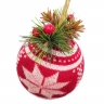 christmas knitted ball