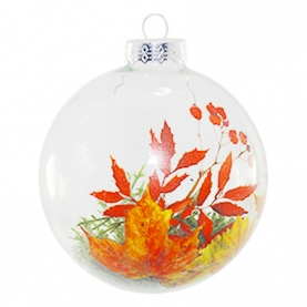 glass christmas ball 