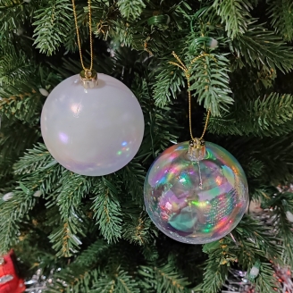 Pristine Elegant Dreamy White Christmas Ball Decor Ornament