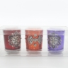 Glass candle cup