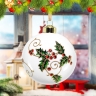 Christmas ceramic ball