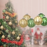 Handcrafted Artisan Glass Christmas Colorful Hanging Ornaments