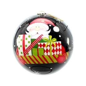 Christmas Painted Glass Balls 