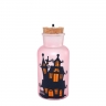 Glass candlestick