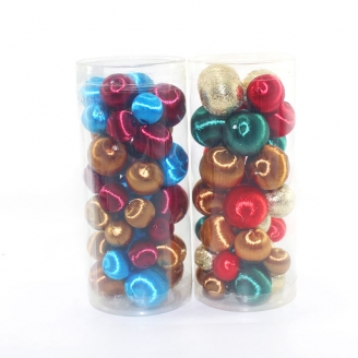  Christmas silk balls