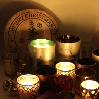 Home decoration glass candle cups