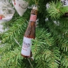 Mini Wine Bottle Christmas Ornament – DIY Personalized Glass Decoration 