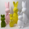 Soft Plush Yellow Easter Rabbit Decor for Retail & Hotels
