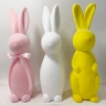 Soft Plush Yellow Easter Rabbit Decor for Retail & Hotels