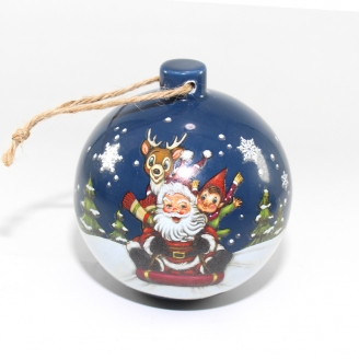 Christmas ceramic ball