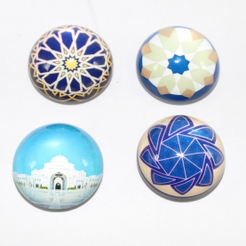 Glass Dome Paperweight 