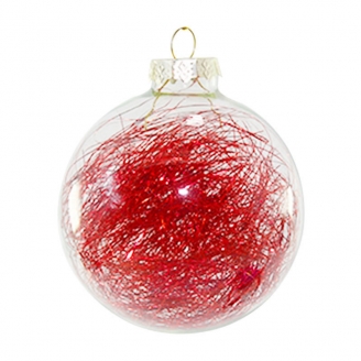 transparent clear christmas ball