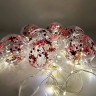 Warm Light Christmas Ball Ornaments – Decorative Elegance for Festive Cheer