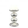 Glass candle holder