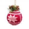 christmas knitted ball