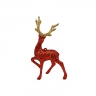 Festive Leaping Deer Holiday Decoration