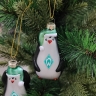 Lively Exquisite Batch – produced Christmas Bear Glass Ornaments