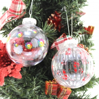 Christmas transparent ball