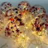 Warm Light Christmas Ball Ornaments – Decorative Elegance for Festive Cheer