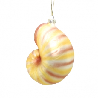 Christmas glass pendant