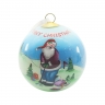 Christmas tree decoration inner painted glass balls