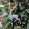 Festive Leaping Deer Holiday Decoration