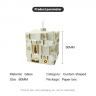 Christmas tree decoration glass architectural pendant