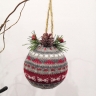 christmas knitted ball