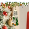 Christmas tree decoration glass architectural pendant