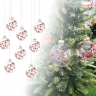 Warm Light Christmas Ball Ornaments – Decorative Elegance for Festive Cheer