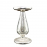 Christmas Decoration Silver Glass Candleholder