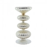 Glass candlestick