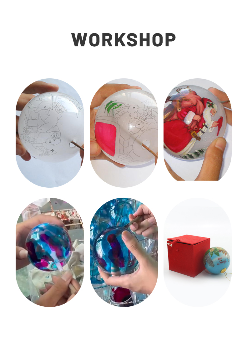 Christmas glass ball craftsmanship