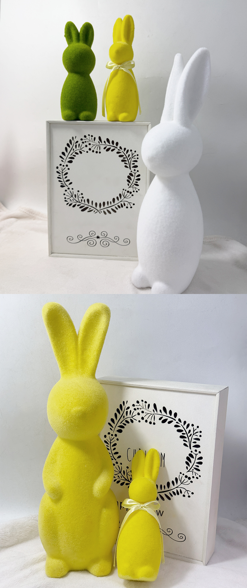Flocked rabbit Flocked rabbit